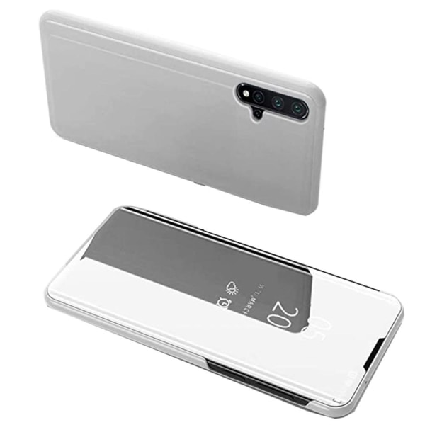 Huawei Nova 5T - Leman Exclusive Smart Case Silver