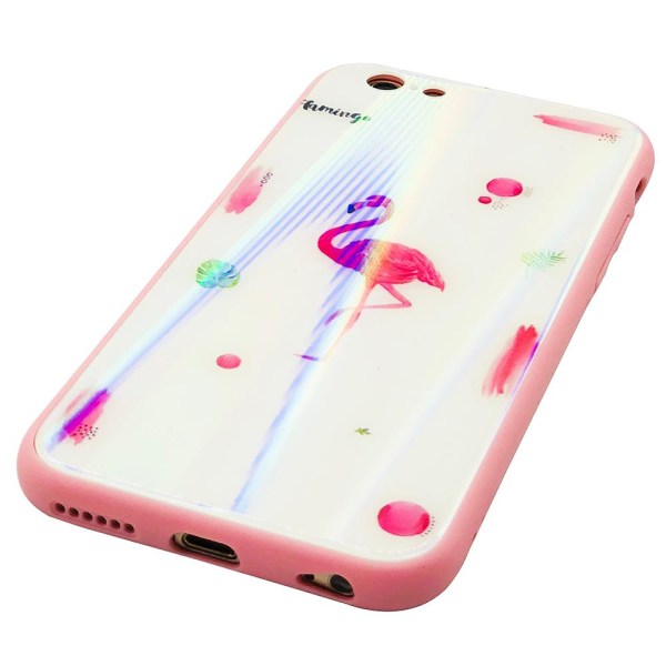 Elegant Skyddskal till iPhone 6/6S Plus (Härdat glas) Flamingo Flamingo