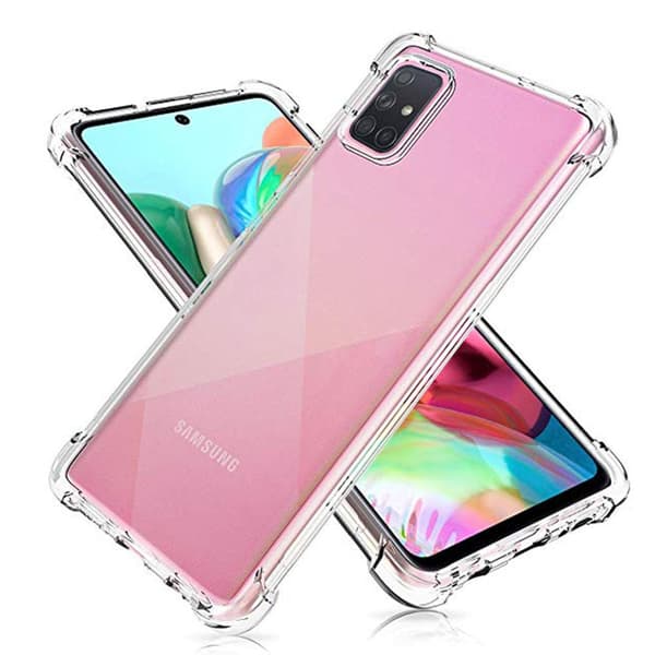 Samsung Galaxy A71 - Floveme Silikonskal Transparent