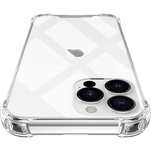 iPhone 16 Pro - Slitstarkt Skyddande Gradient Silikonskal Genomskinlig