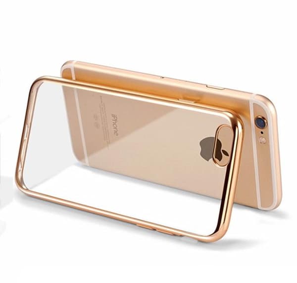 iPhone 6/6S - Stilrent Silikonskal från LEMAN Silver/Grå