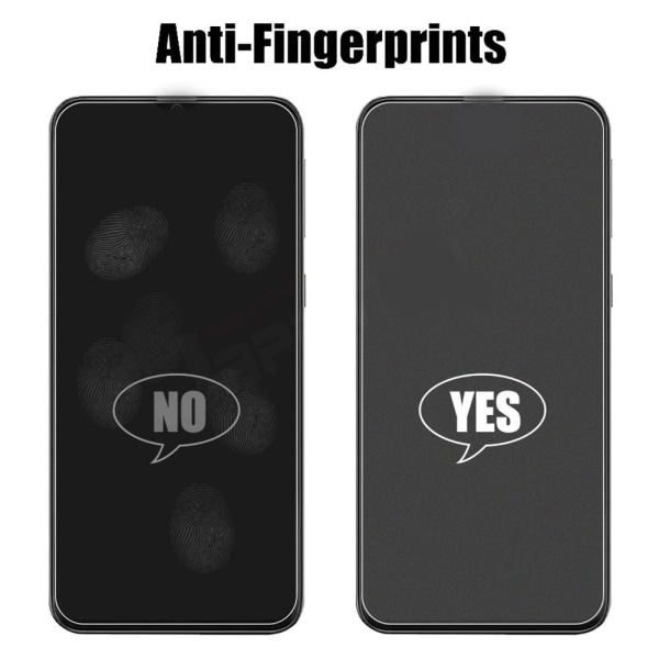 Anti-fingeravtrykk skjermbeskytter 0,3 mm Galaxy A80 Transparent/Genomskinlig