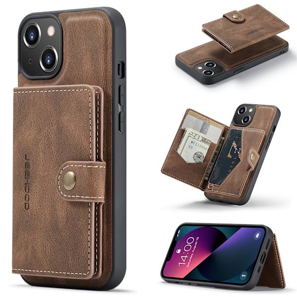 iPhone 13 - Etui med kortholder Grön