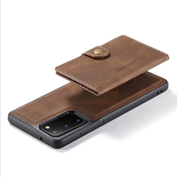 Samsung Galaxy S20 FE - Etui med kortholder Röd