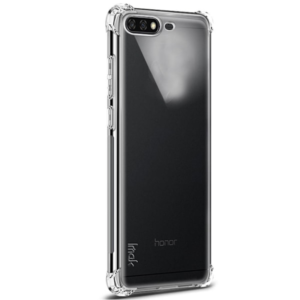 Huawei Y6 2018 - FLOVEME:n (Airbag) läpimietty suojakotelo Transparent/Genomskinlig