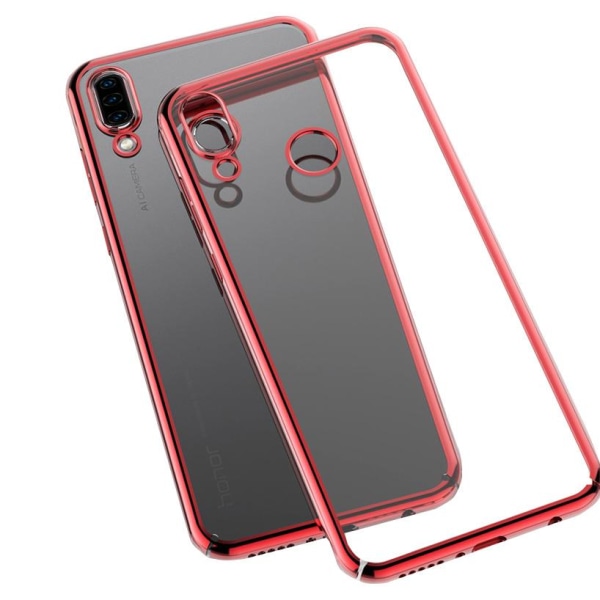 Huawei P30 Lite - Suojaava silikonikuori (galvanointi) Röd