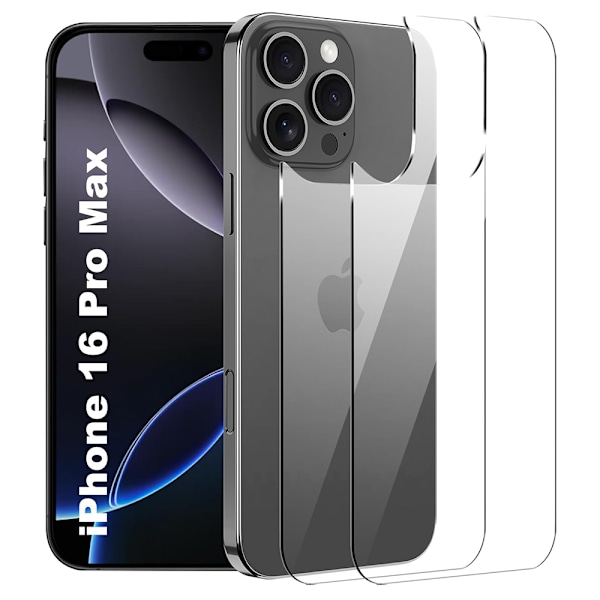 iPhone 16 Pro Baksida Hydrogel Skärmskydd HD 0,2mm Transparent