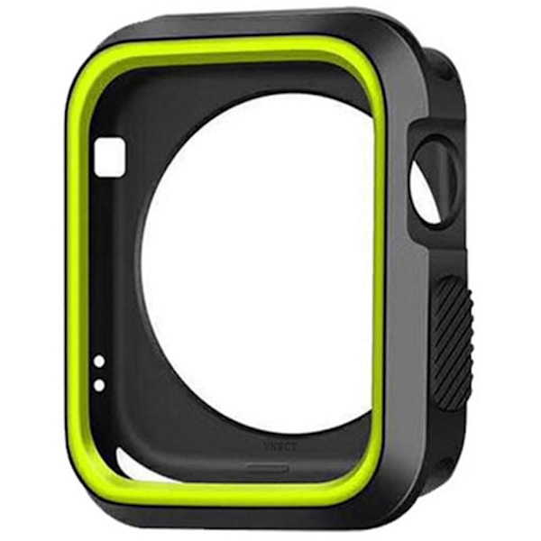iWatch 4/5 - Stilrent Skyddande TPU Skal Svart/Grön 40mm