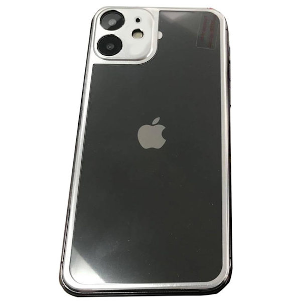 iPhone 11 Skärmskydd Baksida Aluminium + Titanlegerings metall Silver Silver