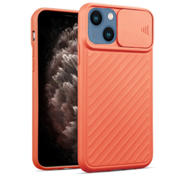 iPhone 13 Mini - Skal med Kamera Skydd Orange