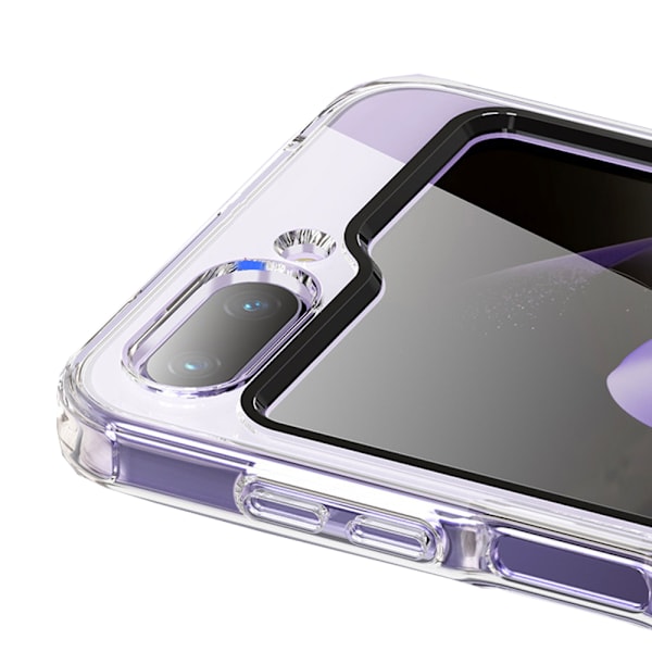 Galaxy Z Flip 5 - Gennemsigtigt silikonecover Transparent
