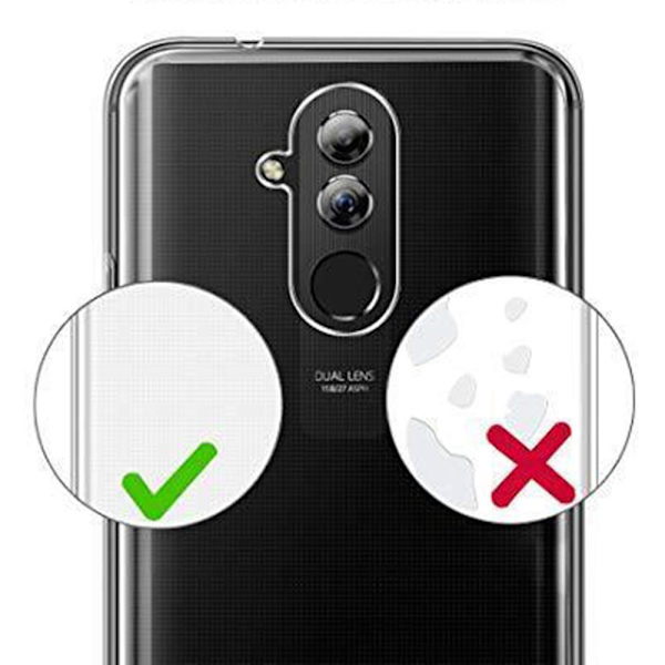 Huawei Mate 20 Lite - Smart Skyddsskal i Silikon från FLOVEME Transparent/Genomskinlig