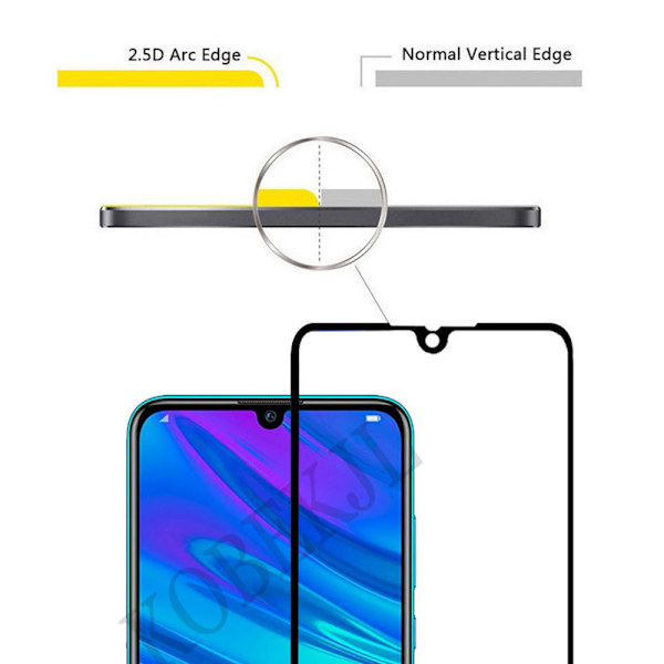Huawei P Smart 2019 Skärmskydd 2.5D HD 0,3mm Transparent