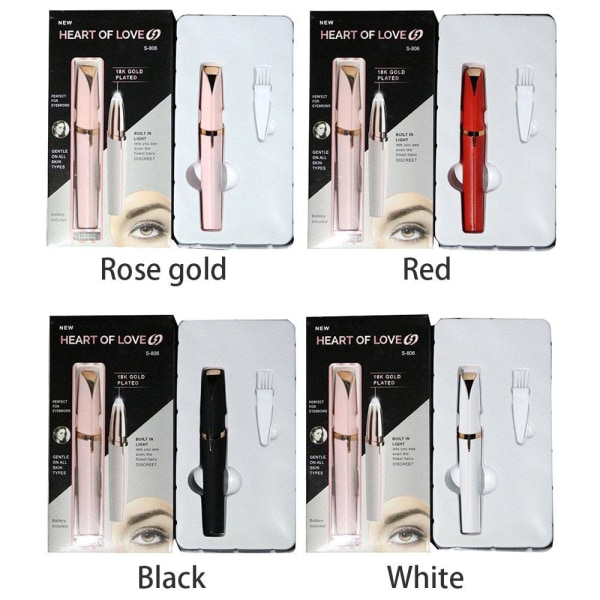 Elegant Praktisk Skånsom Epilator Roséguld