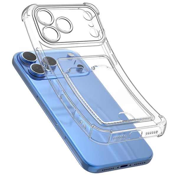 iPhone 17 Pro Max Skyddsskal 3-i-1 med Kortförvaring