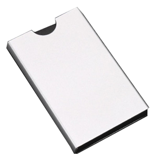 Praktisk kortholder i aluminium (RFID-beskyttelse) fra Leman Blå
