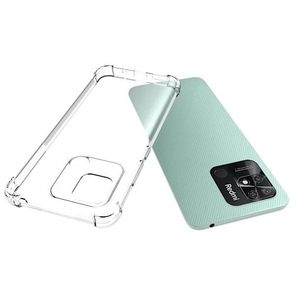 Airbag Skal för Redmi 10C NFC - Stöttåligt & Transparent Transparent