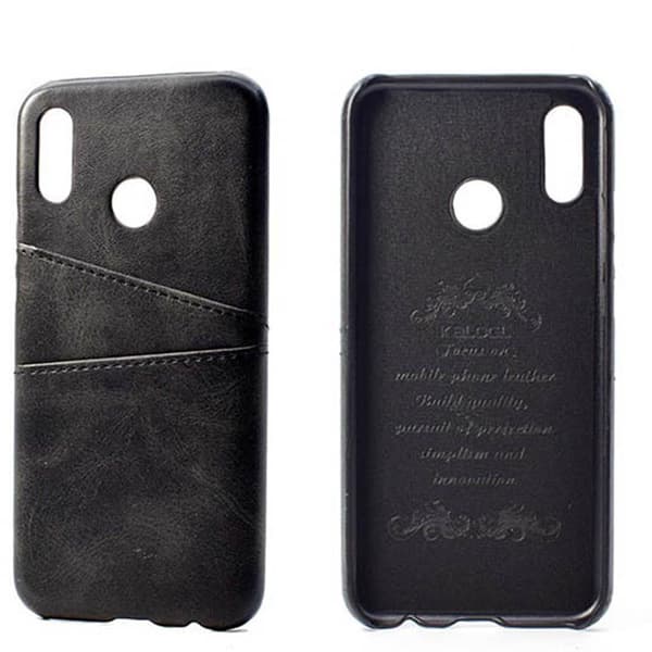 Samsung Galaxy A40 - Stilfuldt cover med kortrum Grå