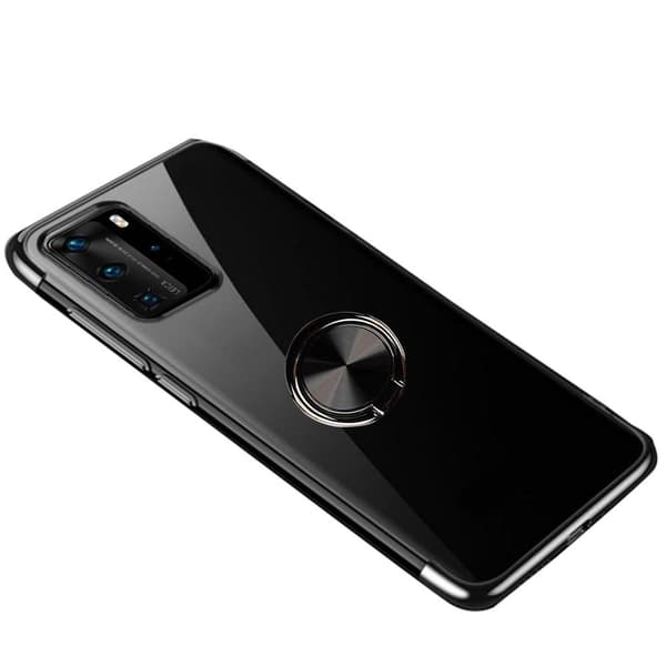 Huawei P40 Pro - Stilrent Skal med Ringhållare Blå
