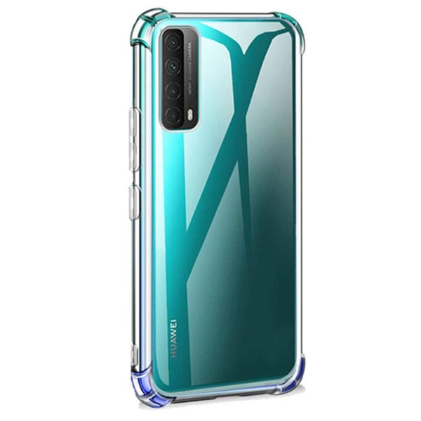 Huawei P Smart 2021 - Skyddande Silikonskal (Floveme) Transparent/Genomskinlig