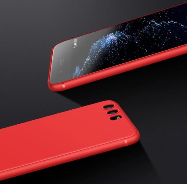 Huawei P10 - tunnt silikonskal Röd
