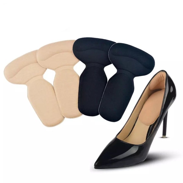 Stötdämpande Högklack Hälinlägg Beige
