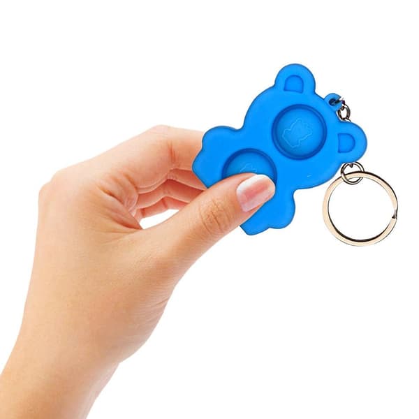 Teddybj�rn Fidget Toy / Pop It / Simple Dimple Rosa