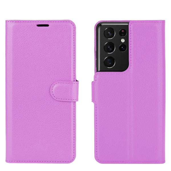 Samsung Galaxy S21 Ultra - Plånboksfodral Vit