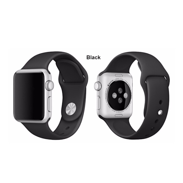 Apple Watch 45mm -  NORTH EDGE Stilrena Silikonarmband Gul M