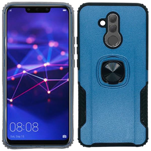 Huawei Mate 20 Lite - Praktiskt Skal med Ringhållare Roséguld