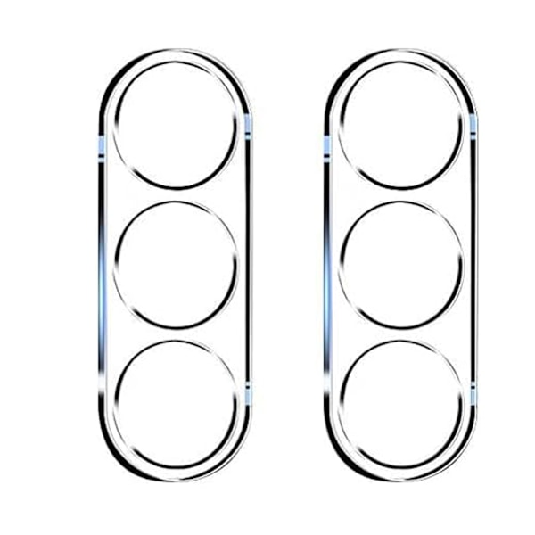 3-pack Skyddande Kameralinsskydd HD 0,3mm för Galaxy S24 PLUS Transparent