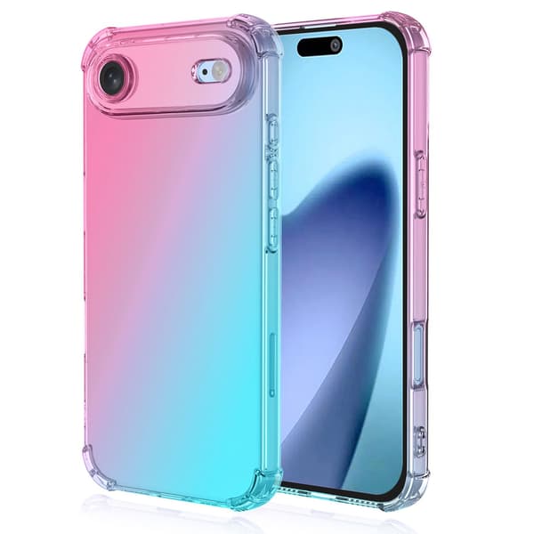 iPhone 17 Air - Smart Skyddsskal i silikon Clear