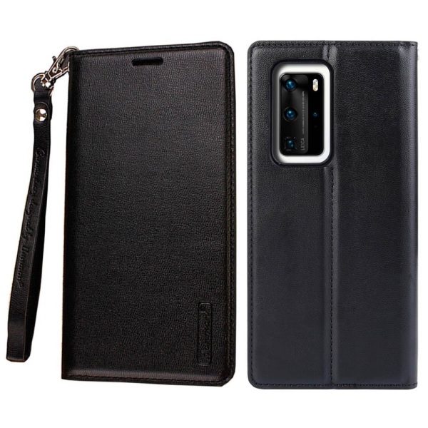 Huawei P40 Pro - Hanman Plånboksfodral Mörkblå