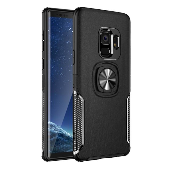 Samsung Galaxy S8+ - Stilrent Skal med Ringhållare Guld
