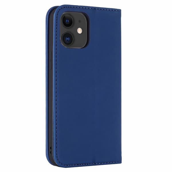 iPhone 12 - Beskyttende Pungetui (FLOVEME) Mörkblå