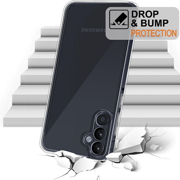 Samsung Galaxy S24 FE Silikonskal - Tunt, Stöttåligt & Perfekt Passform Transparent