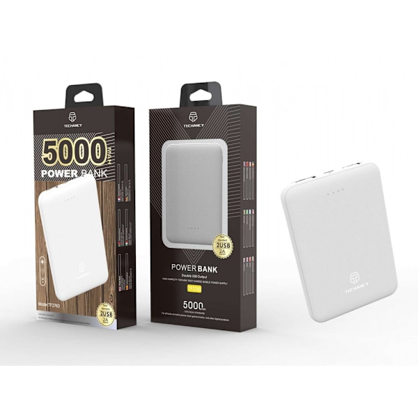 Powerbank 5000mAh 2A 2 USB - Vit
