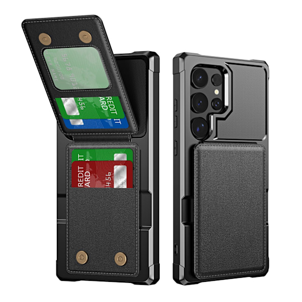 Samsyung Galaxy S23 Ultra - Kortskal med Stötskydd & Kortförvaring