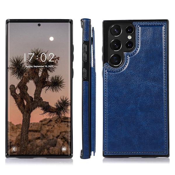 Stilsäkert Skal Kortfack - Samsung Galaxy S23 Ultra Vit
