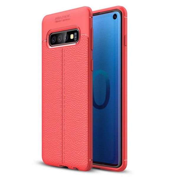 Stilfuldt cover fra AUTO FOCUS til Samsung Galaxy S10 Röd