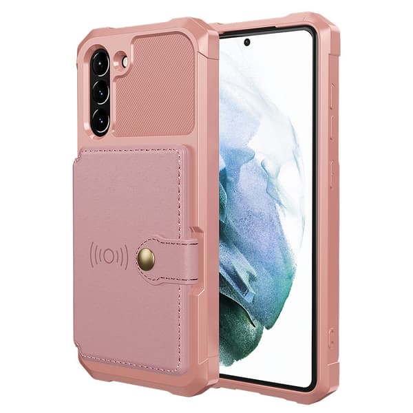 Samsung Galaxy S21 FE - Kotelo korttipidikkeellä Svart