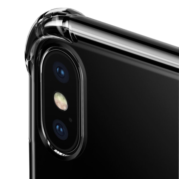 Tunt och Skyddande Silikonskal för iPhone XS Max Lila