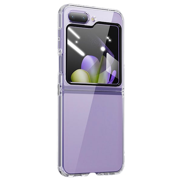 Galaxy Z Flip 5 - Gennemsigtigt silikonecover Transparent