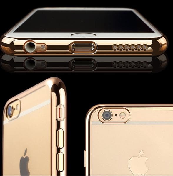 iPhone 6/6S - Stilrent Silikonskal från LEMAN Silver/Grå
