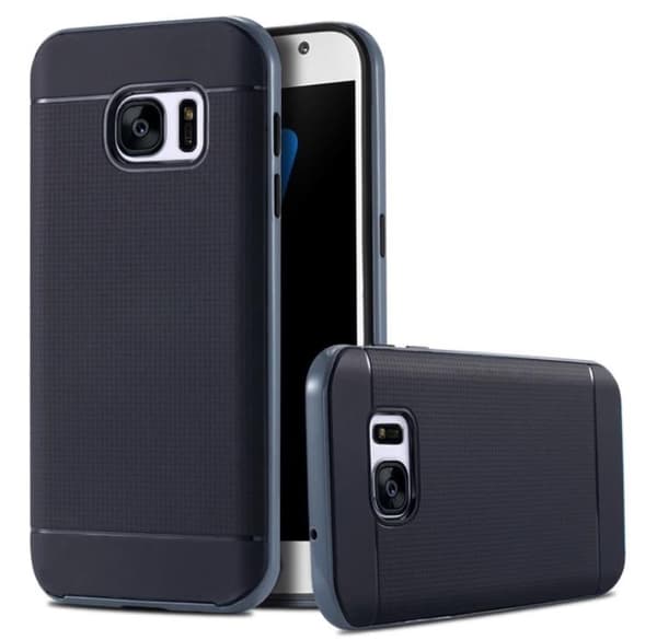 NANO-HYBRID Shockproof skal till Samsung Galazy S7 Edge ORGINAL Blå