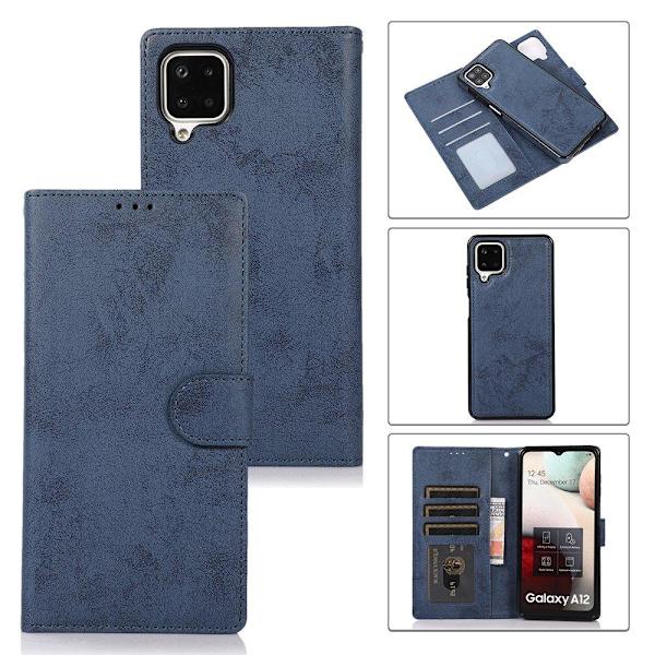 Samsung Galaxy A12 - Pung etui Svart