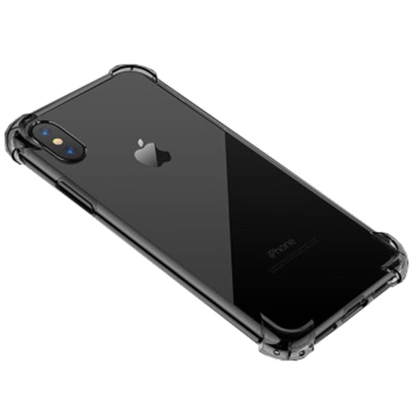Tynt og beskyttende silikondeksel til iPhone XS Max Guld-Mörk