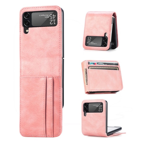 Samsung Galaxy Z Flip 3 - Cover med kortrum Roséguld