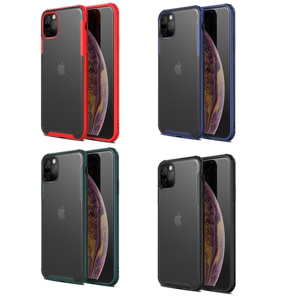 iPhone 11 Pro Max - Skyddande Bumper Skal (Wlons) Svart Svart