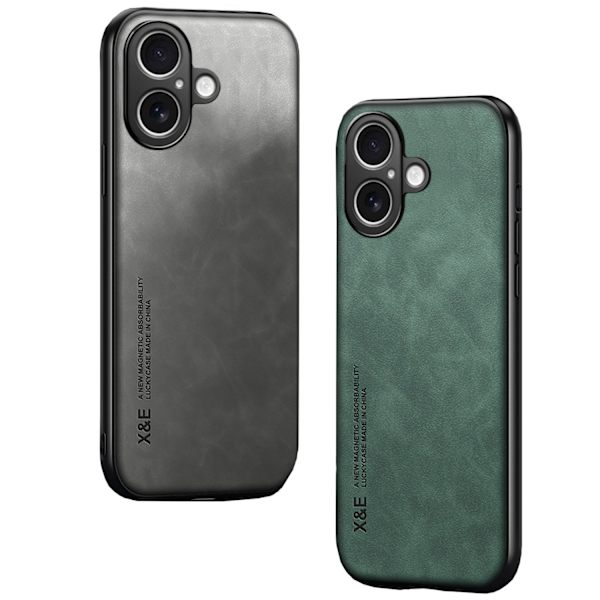 iPhone 16 Mockainspirerat Skyddsfodral Grön